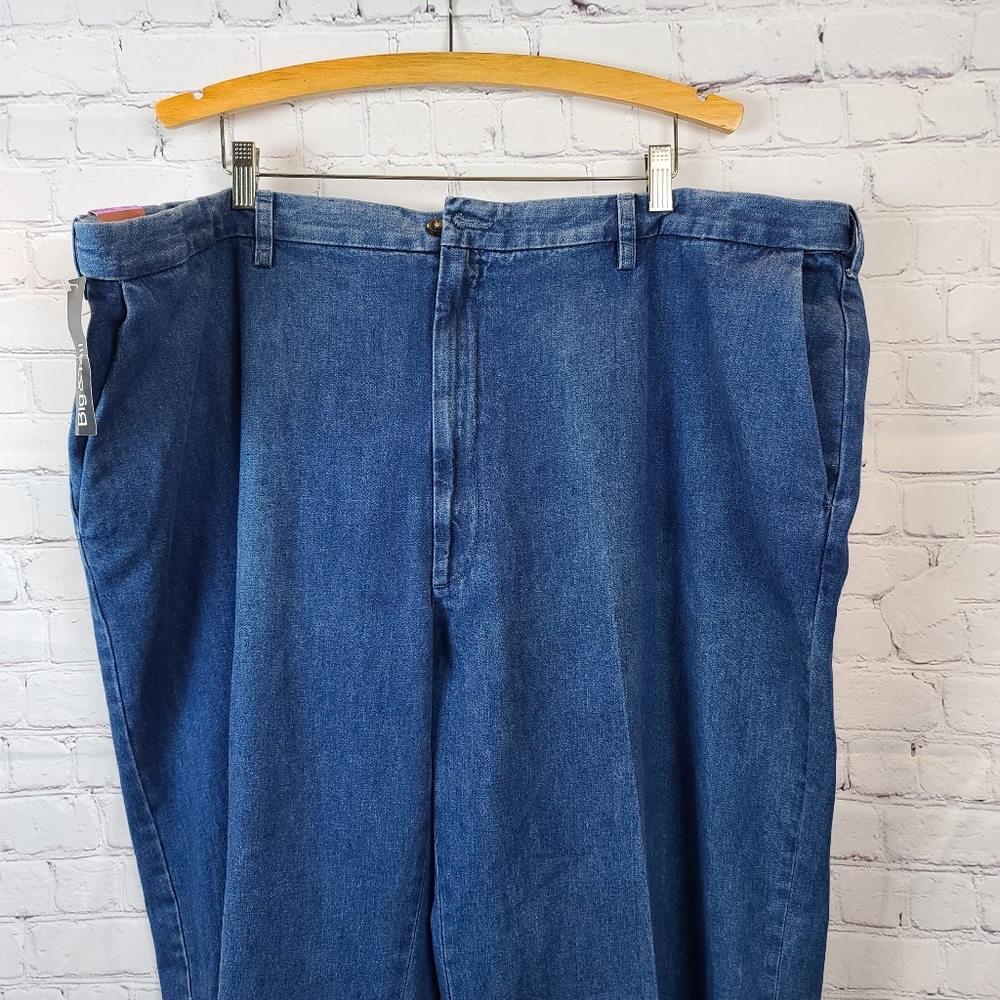 Haggar Big and Tall flat front jeans Mens …